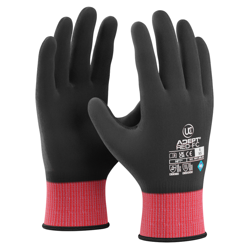 Adept FC NFT Fully Coated Gloves (10 Pack) - GENERAL HANDLING GLOVES
