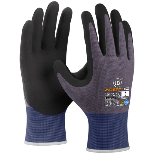 Adept 360 Microfoam Palm Gloves (10 Pack) - GENERAL HANDLING GLOVES