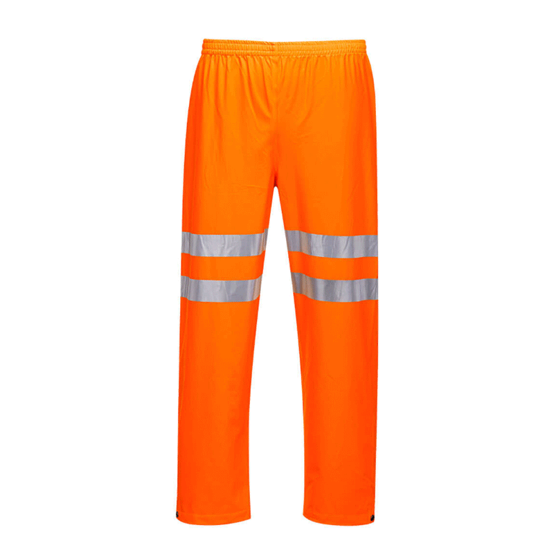 Portwest RT51 Sealtex Ultra Hi-Vis Waterproof Rain Trousers - HI-VIS TROUSERS