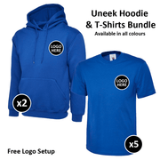 Uneek Hoodie & T-Shirts Bundle - 7 Items - BUNDLE