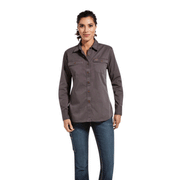 Ariat P20340 Womens Rebar Washed Twill Work Shirt - WOMENS T-SHIRTS