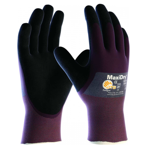 ATG MaxiDry 56-425 Coated Liquid Proof Gloves (12 Pack) - LIQUID PROTECTION GLOVES