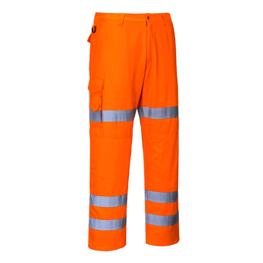 Portwest RT49 Hi-Vis Three Band Work Trousers - HI-VIS TROUSERS