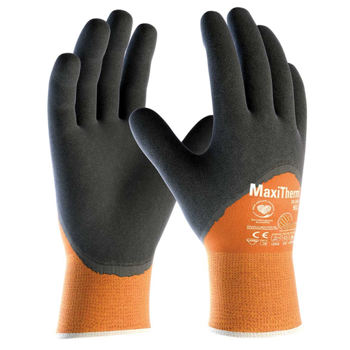 ATG MaxiTherm 30-202 Thermal Lined Latex Foam Palm Cut Gloves (12 Pack) - COLD PROTECTION GLOVES