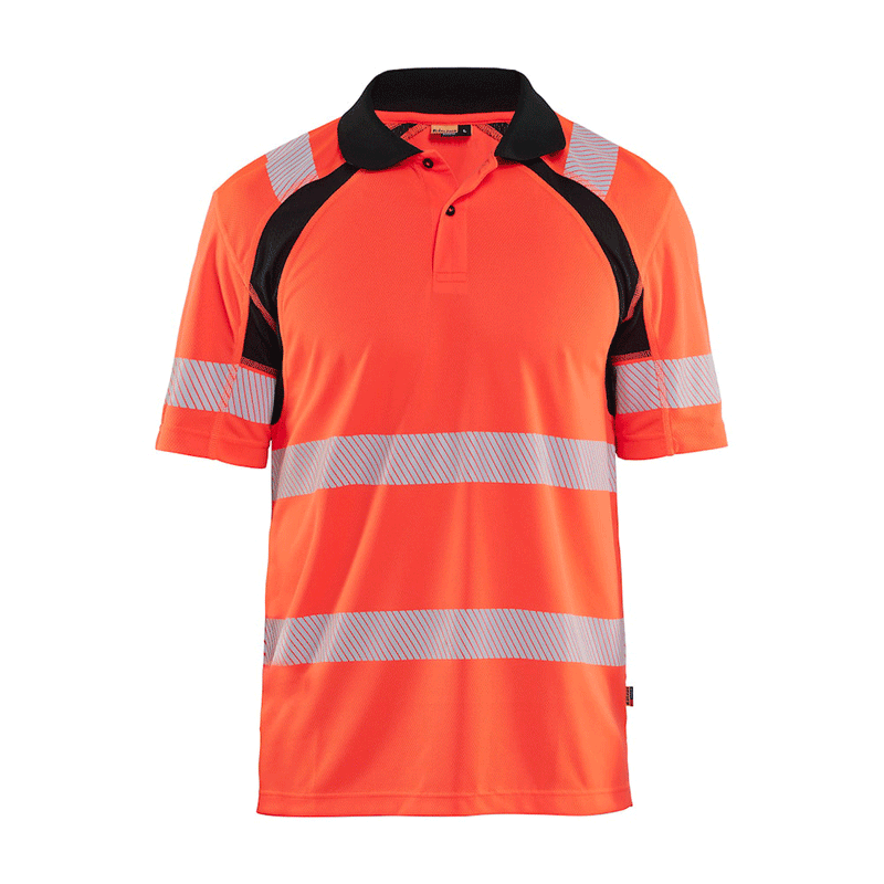 Blaklader 3595 Hi-Vis UV-Protected Polo Shirt - HI-VIS T-SHIRTS