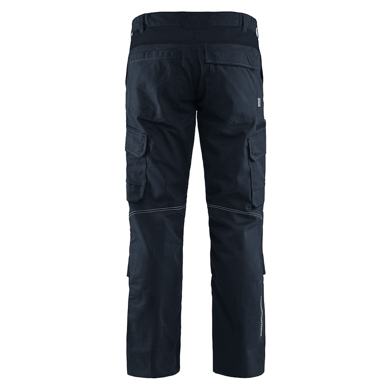 Blaklader 1448 Industry Stretch Kneepad Trousers Dark Navy/Black - KNEE PAD TROUSERS