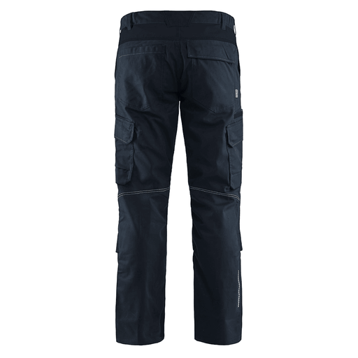 Blaklader 1448 Industry Stretch Kneepad Trousers Dark Navy/Black - KNEE PAD TROUSERS
