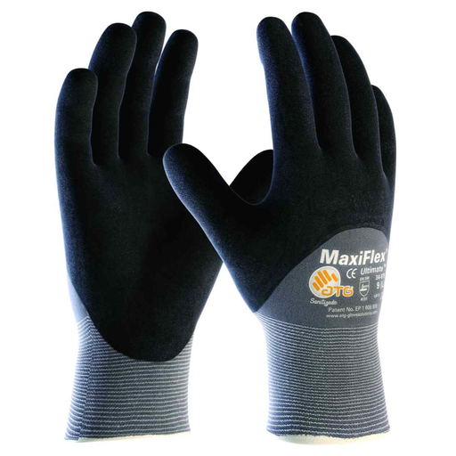 ATG MaxiFlex Ultimate 34-875 Grip Gloves (12 Pack) - GRIP PERFORMANCE GLOVES