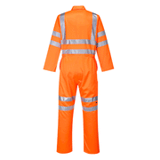 Portwest RT42 Hi-Vis Polycotton Service Coverall - HI-VIS OVERALLS