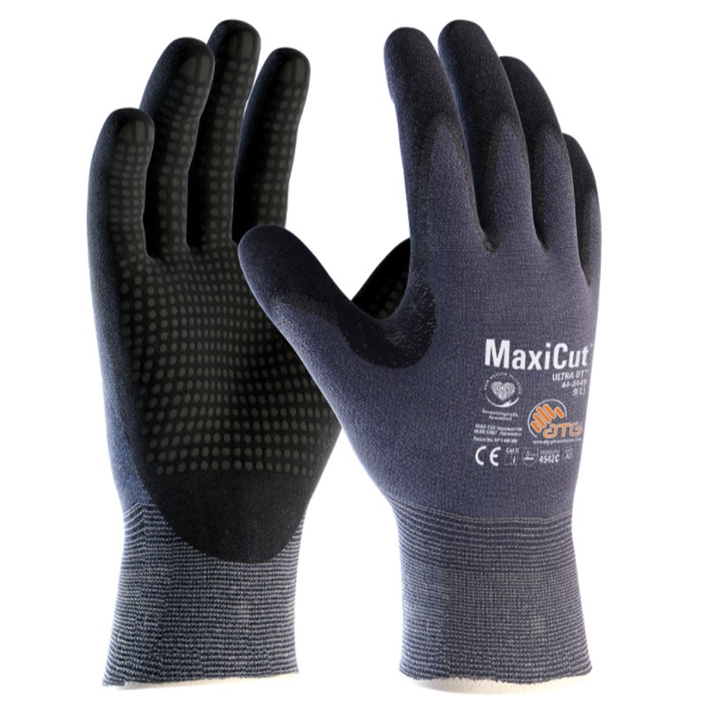 ATG MaxiCut Ultra 44-3445 Palm Dotted Cut Gloves (12 Pack) - CUT GLOVES