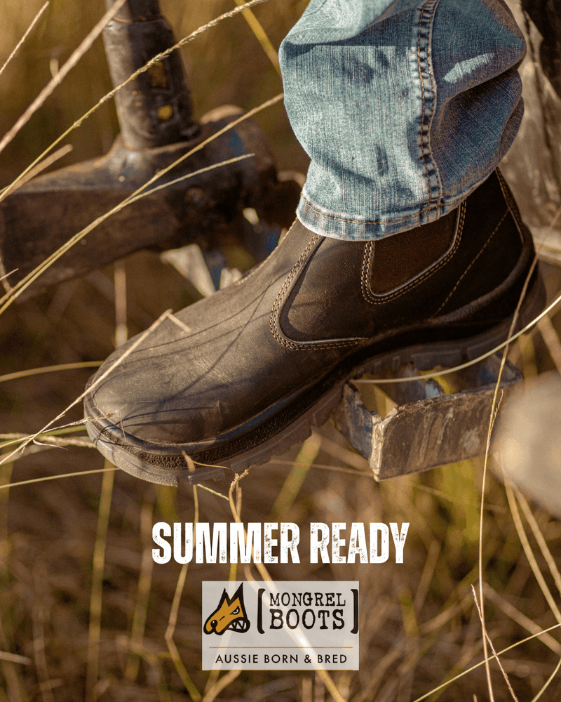 Mongrel 940030 Elastic Side Premium Boot Brown - Non Safety