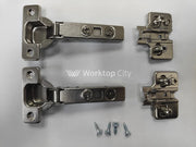 200 PACK 110 Degree Full Overlay Soft Close Kitchen Cabinet Door Hinges Adjustable Inc Backplates - Hardware > Hardware Accessories > Hinges