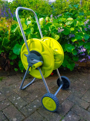 Hose Reel Eco Portable Cart Lime 50m - Home & Garden > Lawn & Garden > Watering & Irrigation > Garden Hoses Garden watering