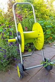 Hose Reel Eco Portable Cart Lime 50m - Home & Garden > Lawn & Garden > Watering & Irrigation > Garden Hoses Garden watering