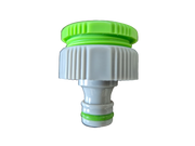 Female Tap Connector 1" or 3/4" BSP Female, Green/Gray - Home & Garden > Lawn & Garden > Watering & Irrigation > Garden Hose Fittings & Valves > Garden Hose Fittings Garden watering