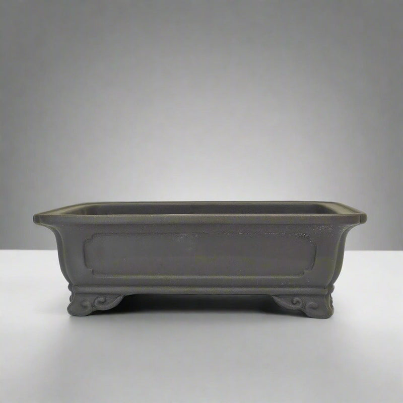 24cm Premium Unglazed Bonsai Pot | Rectangle | 24cm x 16cm x 8cm | Brown