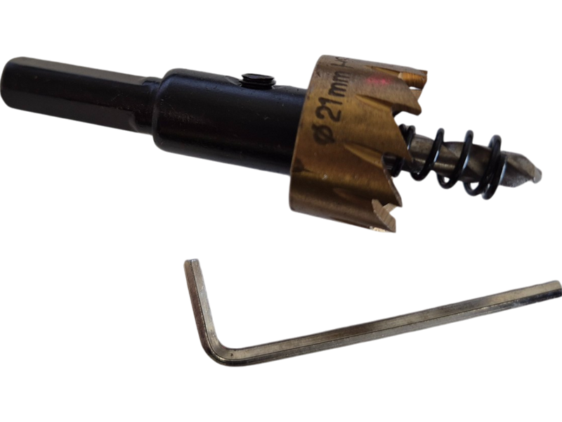 21mm HSS Drill Bit Hole Saw Cutter for Metal Alloy Wood Plastic - Hardware > Tools > Drills Cable ties