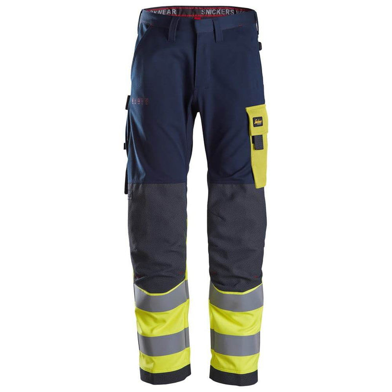 Snickers 6376 ProtecWork Work Trousers High-Vis Class 1 - Business & Industrial > Work Safety Protective Gear FLAME RETARDANT TROUSERS