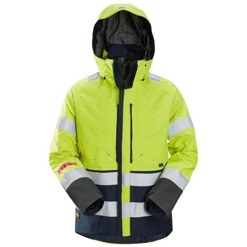 Snickers 1668 ProtecWork Gore-Tex Jacket, Hi-Vis Class 3 - FLAME RETARDANT JACKETS