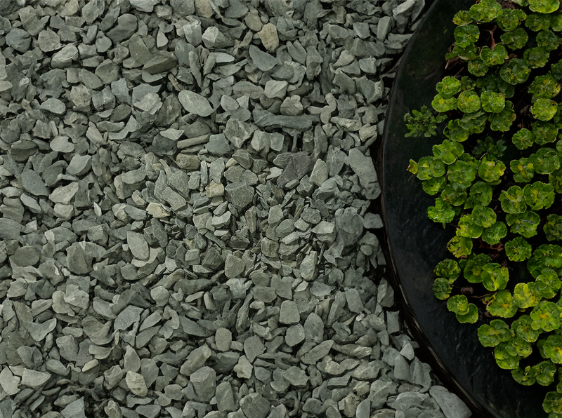 20mm Green Slate Chippings - Home & Garden > Lawn & Garden > Gardening Chippings