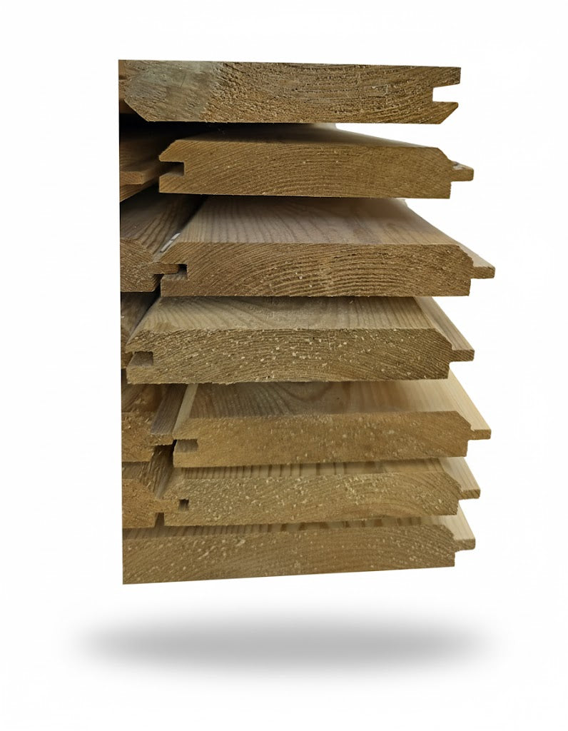 Pressure Treated THICK Premium Grade Refwood TGV Cladding - Sheds, Summerhouses and more 120mm x 20mm 3.9m - £11 - Home & Garden > Lawn & Garden > Outdoor Living > Outdoor Structures > Sheds, Garages & Carports TGV Cladding