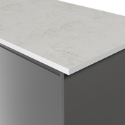 Aria F7408 Ice Onyx - Satin NDF Texture - White Core - Hardware > Building Materials > Countertops