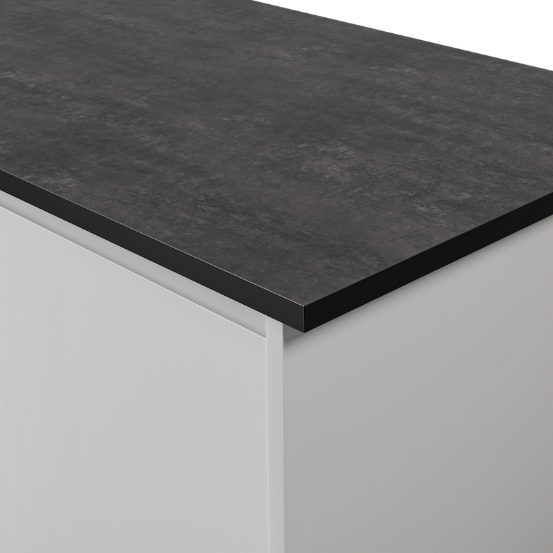 Aria F8833 Elemental Graphite - Scovato Texture - Black Core - Hardware > Building Materials > Countertops