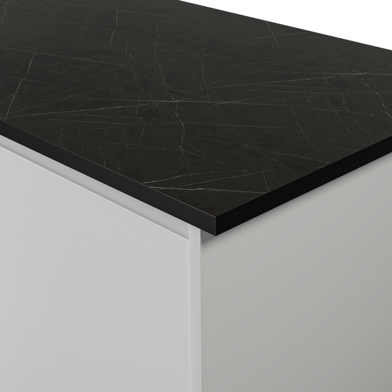 Aria F9485 Nero Grafite - Satin NDF Texture - Black Core - Hardware > Building Materials > Countertops