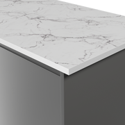 Aria F3460 Calacatta Marble - Satin NDF Texture - White Core - Hardware > Building Materials > Countertops