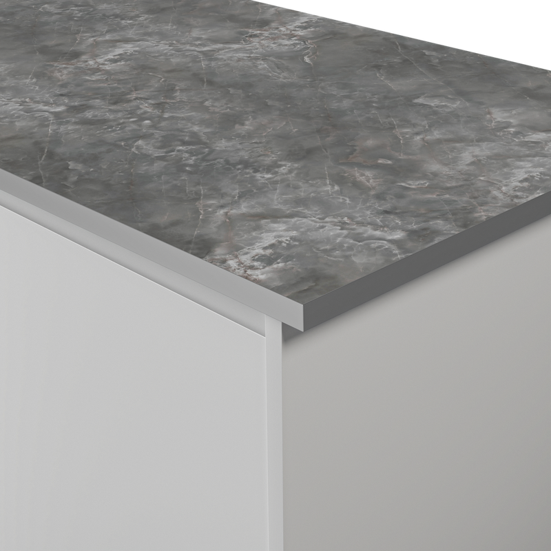 Aria F3710 Smoke Onyx - Satin NDF Texture - Grey Core - Hardware > Building Materials > Countertops