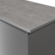 Aria F8830 Elemental Concrete - Scovato Texture - Grey Core - Hardware > Building Materials > Countertops