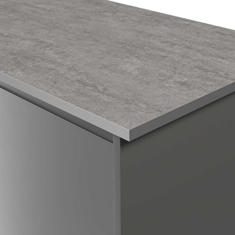Aria F8830 Elemental Concrete - Scovato Texture - Grey Core - Hardware > Building Materials > Countertops