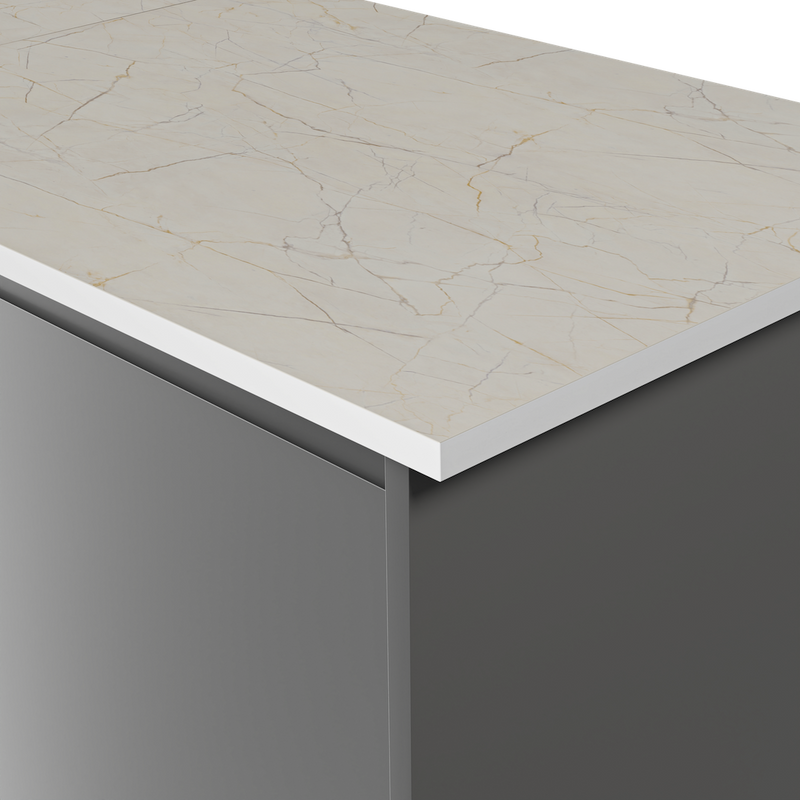 Aria F9669 Aura Marble - Satin NDF Texture - White Core - Hardware > Building Materials > Countertops