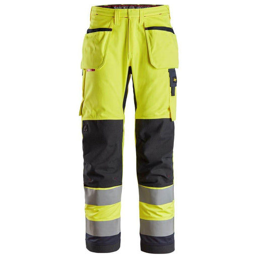 Snickers 6260 ProtecWork Hi-Vis Class 2 Work Trousers Holster Pockets - Business & Industrial > Work Safety Protective Gear FLAME RETARDANT TROUSERS