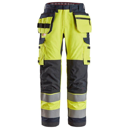 Snickers 6261 ProtecWork Hi-Vis Class 2 Work Trousers Holster Pockets - Business & Industrial > Work Safety Protective Gear FLAME RETARDANT TROUSERS