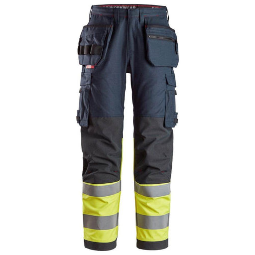 Snickers 6263 ProtecWork Work Trousers Holster Pockets High-Vis Class 1 - Business & Industrial > Work Safety Protective Gear FLAME RETARDANT TROUSERS