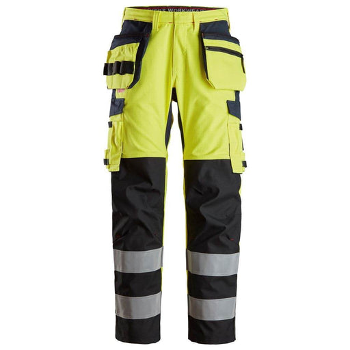 Snickers 6264 ProtecWork, Trousers Reinforced Shin, Holster Pockets High-Vis Class 2 - Business & Industrial > Work Safety Protective Gear FLAME RETARDANT TROUSERS