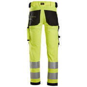Snickers 6343 High-Vis Class 2 Stretch Trousers - HI-VIS TROUSERS