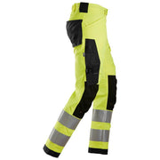Snickers 6343 High-Vis Class 2 Stretch Trousers - HI-VIS TROUSERS