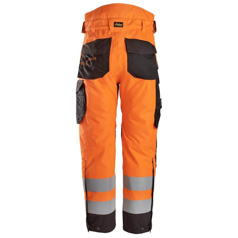Snickers 6630 High-Vis Class 2 Waterproof 37.5® 2-Layer Light Padded Trousers - Business & Industrial > Work Safety Protective Gear WATERPROOF TROUSERS