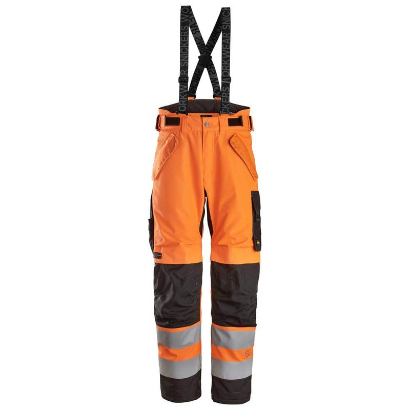 Snickers 6630 High-Vis Class 2 Waterproof 37.5® 2-Layer Light Padded Trousers - Business & Industrial > Work Safety Protective Gear WATERPROOF TROUSERS
