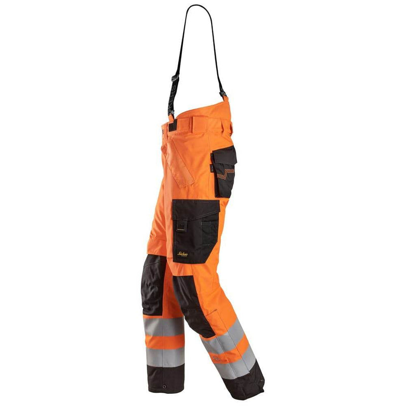 Snickers 6630 High-Vis Class 2 Waterproof 37.5® 2-Layer Light Padded Trousers - Business & Industrial > Work Safety Protective Gear WATERPROOF TROUSERS