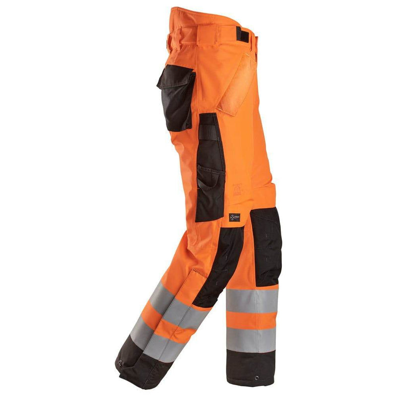 Snickers 6630 High-Vis Class 2 Waterproof 37.5® 2-Layer Light Padded Trousers - Business & Industrial > Work Safety Protective Gear WATERPROOF TROUSERS