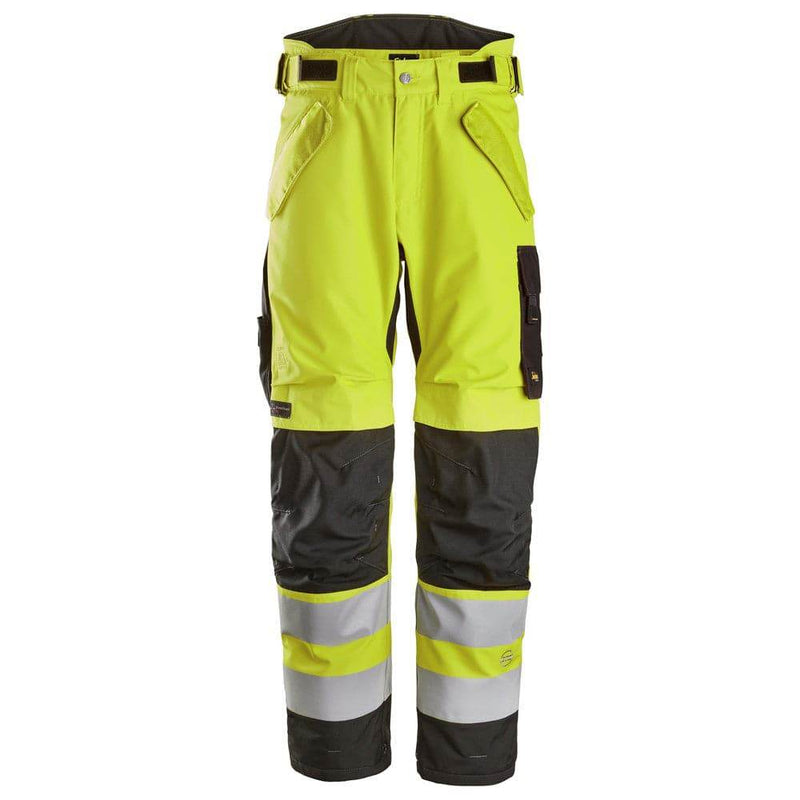 Snickers 6630 High-Vis Class 2 Waterproof 37.5® 2-Layer Light Padded Trousers - Business & Industrial > Work Safety Protective Gear WATERPROOF TROUSERS