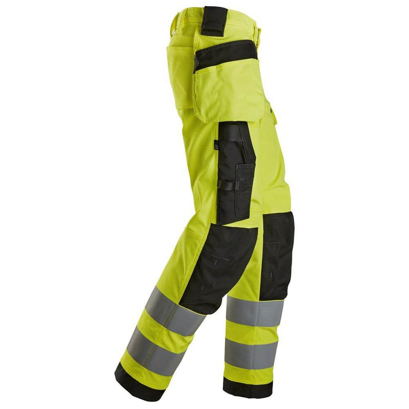 Snickers 6743 Hi-Vis Class 2 Women's Stretch Trousers Holster Pockets - Business & Industrial > Work Safety Protective Gear WOMENS HI-VIS CLOTHING