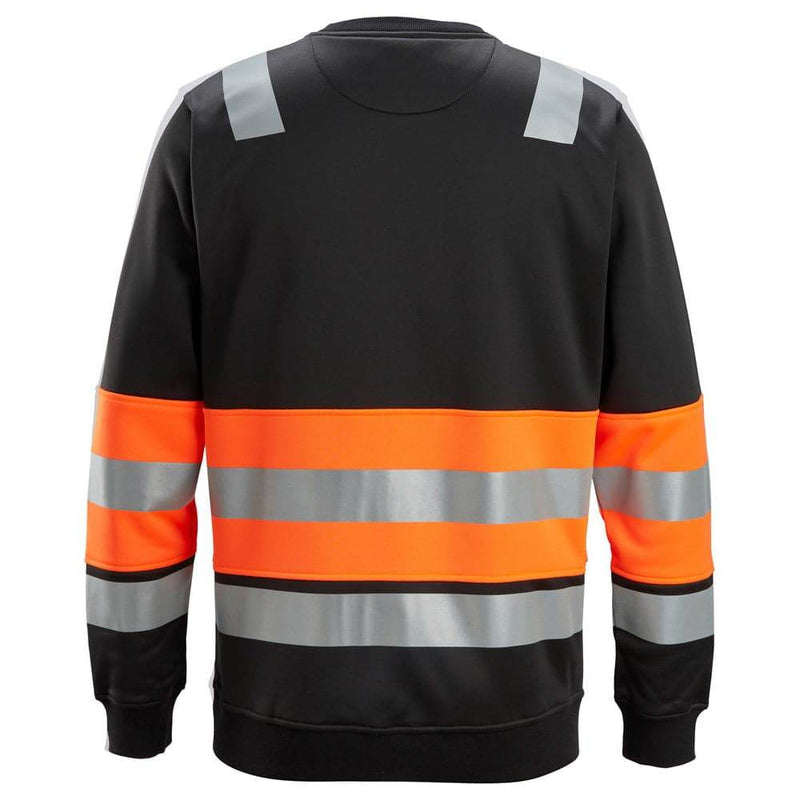 Snickers 8031 High-Vis Class 1 Sweatshirt - HI-VIS SWEATSHIRTS & HOODIES