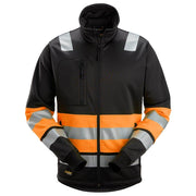 Snickers 8034 High-Vis Class 1 Full Zip Sweatshirt Jacket - HI-VIS SWEATSHIRTS & HOODIES