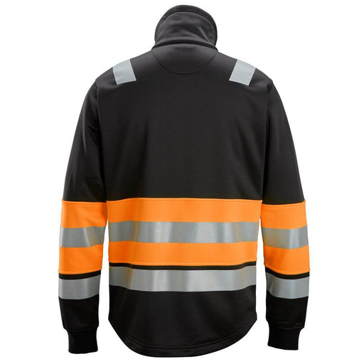 Snickers 8034 High-Vis Class 1 Full Zip Sweatshirt Jacket - HI-VIS SWEATSHIRTS & HOODIES
