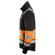 Snickers 8034 High-Vis Class 1 Full Zip Sweatshirt Jacket - HI-VIS SWEATSHIRTS & HOODIES