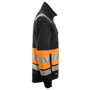 Snickers 8034 High-Vis Class 1 Full Zip Sweatshirt Jacket - HI-VIS SWEATSHIRTS & HOODIES